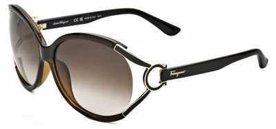 Produktbild von Ferragamo SF600S Pearl dark brown 61/14/130 Damen Sonnenbrillen