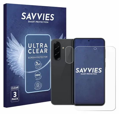 Produktbild von 6x Für Samsung Galaxy A36 5G Enterprise Edition (Display+Kamera) Schutzfolie Savvies Displayschutz Display Schutz Folie Klar Transparent