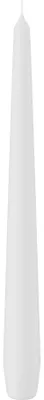 Produktbild von Spitzkerzen (konische Kerzen) Weiß 250 x Ø 25 mm, 12 Stück