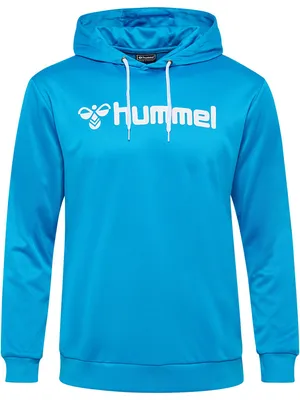 Produktbild von Hummel Logo Kapuzenpullover Blau L Blau L