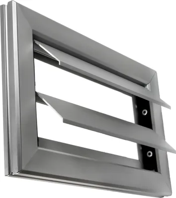 Produktbild von Überdruck Abluftgitter LG-2616 RAA Lamellengitter Alu 255 x 155mm Lüftungsgitter