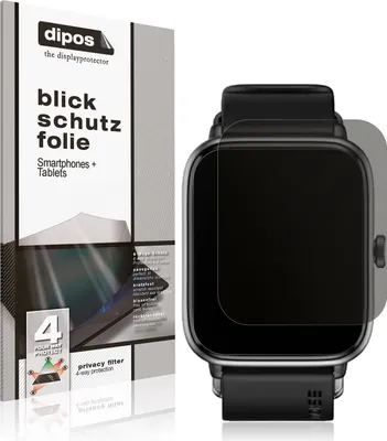 Produktbild von Blickschutzfolie für Noise ColorFit Pro 4 matt Schutzfolie Folie Display Schutz dipos