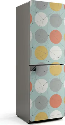 Obrázek produktu pro Magnetický kryt lednice - Magnetická fólie magnetická kuchyňská - Magnetická dekorace na lednici - Samolepicí magnetická tabule - Magnetická fólie na dveře lednice - 60x180 cm