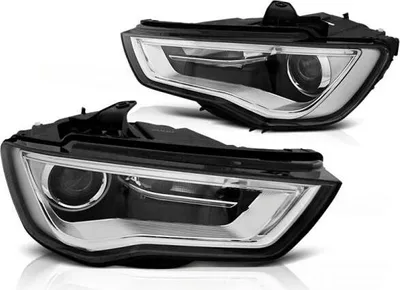 Zdjęcie produktu dla Reflektory DRL LED ze światłami do jazdy dziennej do Audi A3 8V rok 12-16 czarne