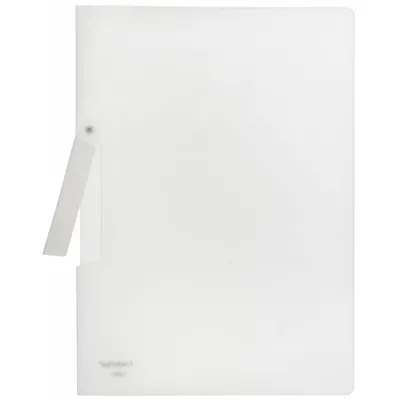 Produktbild von Cliphefter A4 PP bis 50 Blatt transluzent farblos