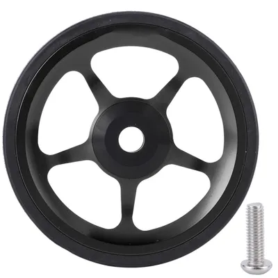 Produktbild von Faltrad Aluminium Easy Wheel Riding Push mit BefestigungsschraubeSchwarz