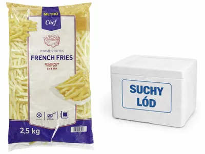 Image de Frites 6x6 mm 2,5 kg - Metro CHef