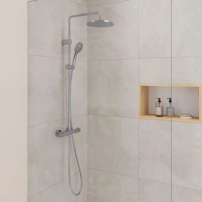 Obrázok produktu pre Sprchový stĺp vrátane termostatu DURAVIT Shower Systems chróm lesklý TH4280008010