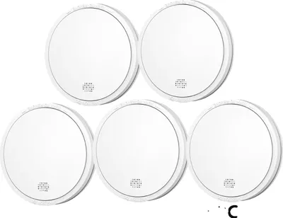 Obrázek produktu pro Detektor kouře, životnost baterií 10 let, alarm 85 dB, 5 ks