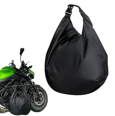 Zdjęcie produktu dla Torba na kask motocyklowy, rowerowy, Oxford, czarna, wodoodporna, poliester