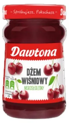 Obrázok produktu pre Dawtona Dżem Wiśniowy Niskosłodzony 280 g