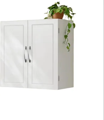 Image de Armoire murale pour salle de bain – Rangement gain de place – Anti-poussière – 60 x 18 x 60 cm