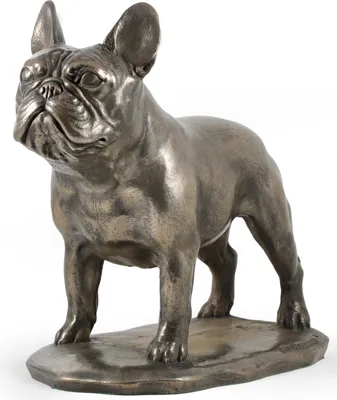 Image de Art-Dog Statuette décorative – Bouledogue français – moulage en poudre de bronze et résine
