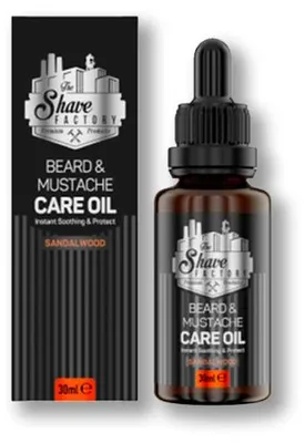 Obrázek produktu pro The Shave Factory Olej na vousy se santalovým dřevem 30 ml