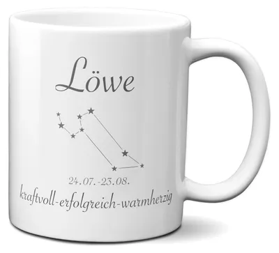 Sternzeichen Löwe Tasse - 325ml