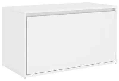 Obrázek produktu pro Flurbank – Lavička do předsíně – Dřevo – 80 x 40 x 45 cm – Lavička do předsíně – Bílá barva