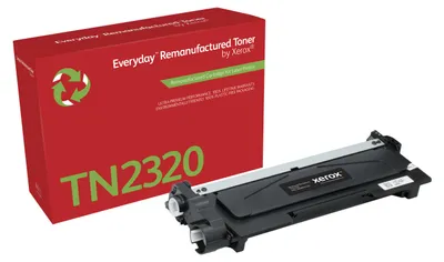 Produktbild von Everyday™ Mono wiederaufbereiteter Toner von , kompatibel mit Brother TN2320, Hohe Kapazität, 2600 Seiten, Schwarz, 1 Stück(e)