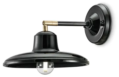 Immagine prodotto di RETRO' B&W C2332, Applique in Vetroceramica, Ferroluce