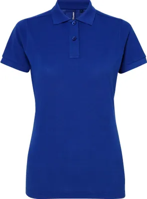 Produktbild von Asquith & Fox Damen Kurzarm Performance Blend Polo Shirt RW5354 (2XL) (Königsblau)