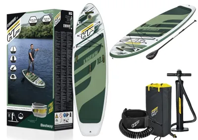 Zdjęcie produktu dla Bestway 65308, Wiosło stojące(SUP ), Płaski, Wielobarwny, Tritech, Pudełko, 3100 mm
