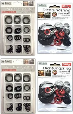 Produktbild von Sanitär Bad Küche Dichtungssortiment 200 Stück Dichtring-Set Dichtungsringe