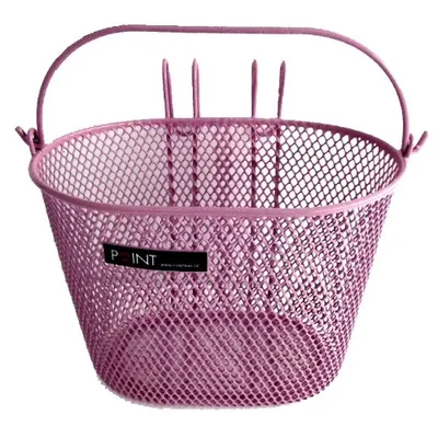 Produktbild von Kinderkorb für Lenker, engmaschig, rosa, Point, 05107700
