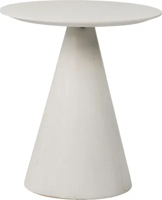 Produktbild von FURNLUX Beistelltisch Zona-light Weiss 40cm / Hauptfarbe: Weiß / Abmessungen: 40 x 45 x 40 cm