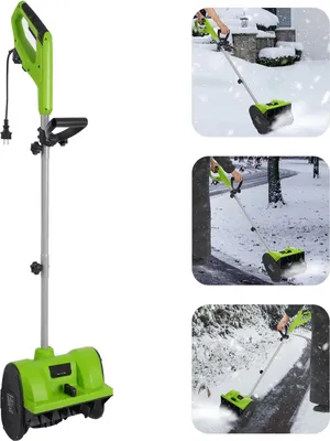 Obrázok produktu pre ST-1200, elektrická snehová fréza, 1200 W 3500 ot/min, zástrčka EÚ, zelená