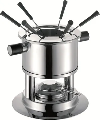Produktbild von Schulte-Ufer Mambo 69072-16 Fondueset, Edelstahl, 16 cm Durchmesser, Induktionsherd-geeignet
