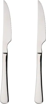 Imagen del producto de Juego de cuchillos para carne, de 2 piezas, 22,5 x 2 cm, acero inoxidable, para la cocina