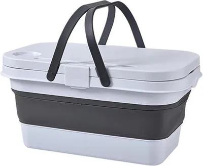 Produktbild von Famanu Faltbare Camping-Aufbewahrungsbox - Multifunktionale Picknickbox