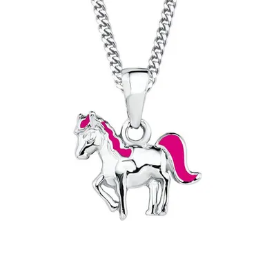 Produktbild von Lillifee Mädchen Halskette 2018177 Pferd Silber