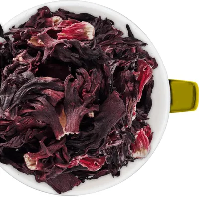 Produktbild von Hibiskus, Malve, getrocknete Hibiskusblüten für Hibiskustee, 3 x 100g