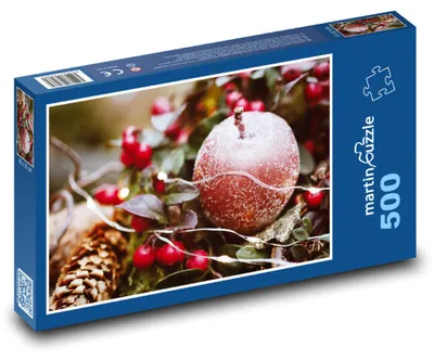 Zdjęcie produktu dla Puzzle 500 Świąteczna zimowa dekoracja - martinpuzzle