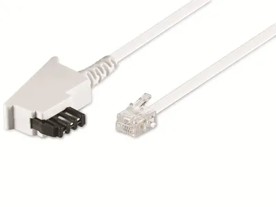 Immagine prodotto di goobay cavo telefonico universale pinout bianco 3 m
