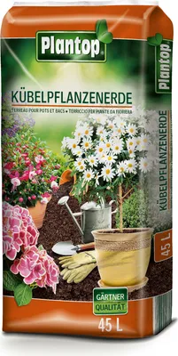 Produktbild von Plantop Kübelpflanzenerde 45 l