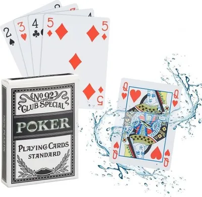 Image de Cartes de poker en plastique imperméables