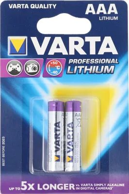 Produktbild von Varta Lithium Batterie AAA, Micro, FR03, 6103, Varta Ultra Lithium, 1,5V