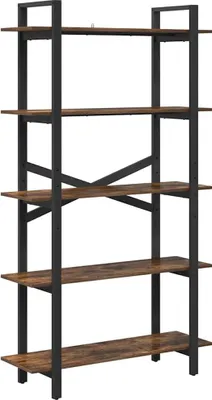 Image de Étagère Chêne fumé 100 x 33,5 x 178 cm Bois d'ingénierie