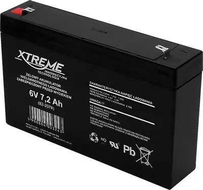 Immagine prodotto di Batteria al gel Batteria 6V 7,2Ah 7,2 Ah Batteria al gel Batteria di ricambio Batteria senza manutenzione