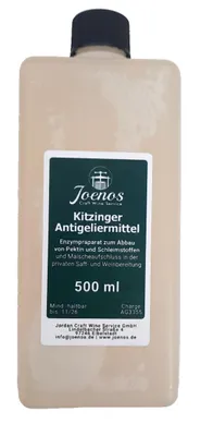 Immagine prodotto di Kitzinger Antigeliermittel - Preparato enzimatico per l'abbattimento di pectine e mucillagini durante la spremitura della frutta 0,5 litri