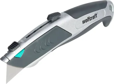 Produktbild von wolfcraft Trapezklingenmesser mit Auto-Load, 4320000