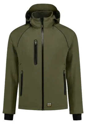 Productafbeelding van Tricorp - "Tech" softshell jas voor heren, model PP11883 (maat S) (groen)