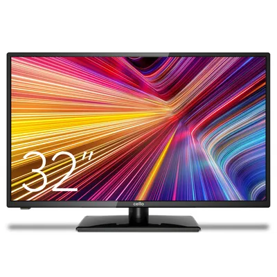 Produktbild von Cello 32″ Full‑HD LED Monitor (M3220 v2), 60Hz, 9.5ms, Low Blue Light, Flicker‑Free, HDMI & VGA, VESA 100×100, 16.7 Mio. Farben