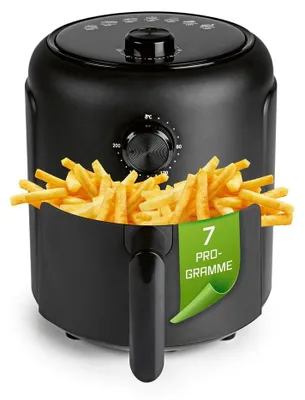 Produktbild von GOURMETmaxx Heißluftfritteuse mit 2,3 l & 1000 Watt - inkl. Timer & 8 Funktionen