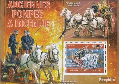 Produktbild von Briefmarken Togo 2010 Mi Block551 (kompl.Ausg.) postfrisch Feuerspritzen