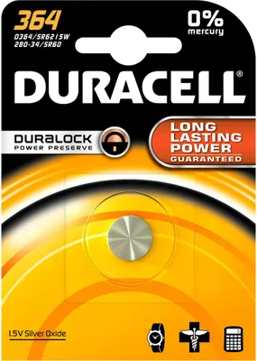 Immagine prodotto di Duracell 364 Batteria monouso SR60 Ossido d'argento (S)