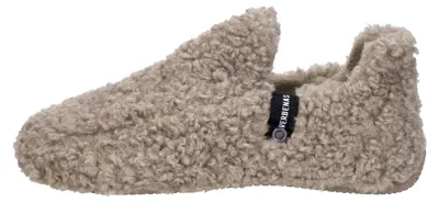 Productafbeelding van Verbenas Yuk Curly Pantoffels Dicht - taupe - Maat 38