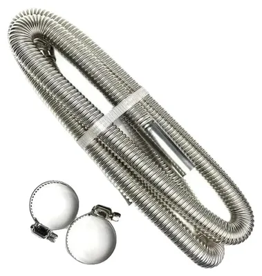 Image de Tuyau d'échappement, en acier inoxydable, compatible avec de nombreux modèles, PYG-300cm