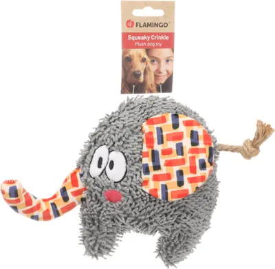 Image de Jouet en peluche Saffia éléphant 24cm Flamingo